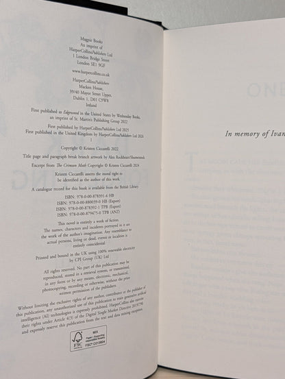 A Dark Forgetting by Kristen Ciccarelli (First UK Edition with sprayed edges) - Fialta Books