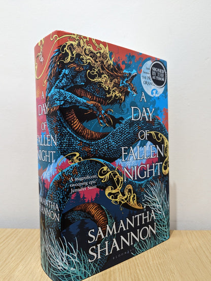 A Day of Fallen Night by Samantha Shannon (Signed First Edition with extra chapter) - Fialta Books