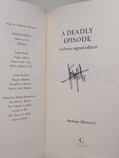 A Deadly Episode by Anthony Horowitz (Signed First Edition) - Fialta Books