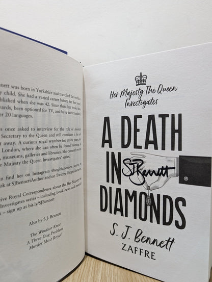 A Death in Diamonds by SJ Bennett (Signed First Edition) - Fialta Books