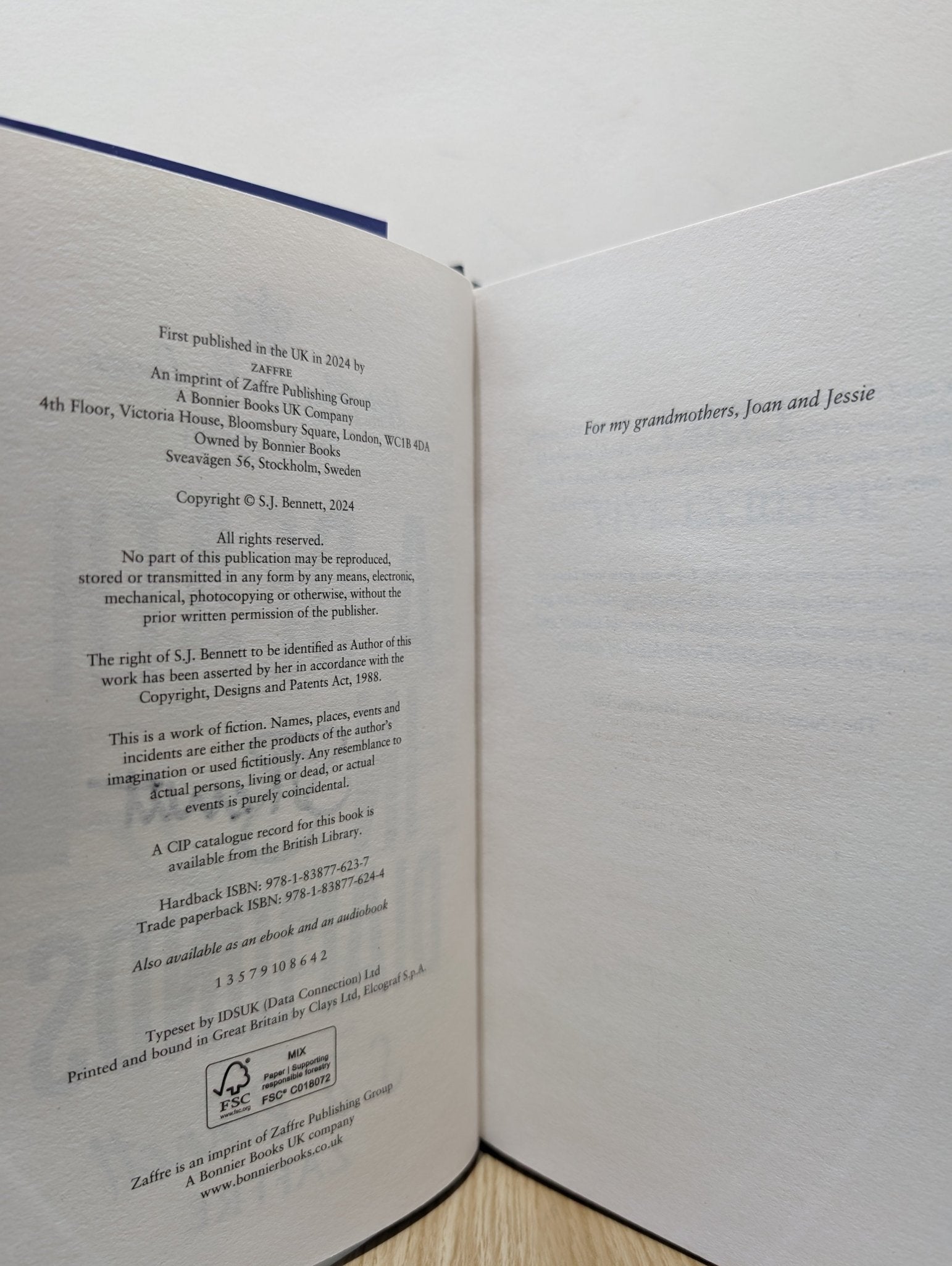 A Death in Diamonds by SJ Bennett (Signed First Edition) - Fialta Books