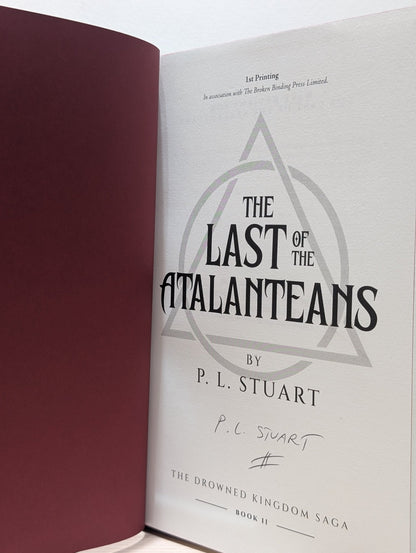 A Drowned Kingdom; The Last of the Atalanteans by P.L. Stuart (Signed Edition with sprayed edges) - Fialta Books