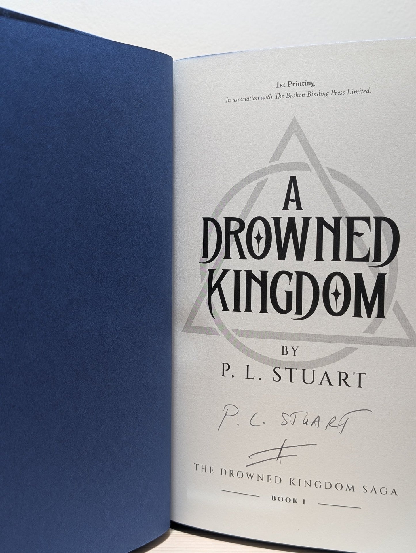A Drowned Kingdom; The Last of the Atalanteans (Signed Edition with sprayed edges) - Fialta Books