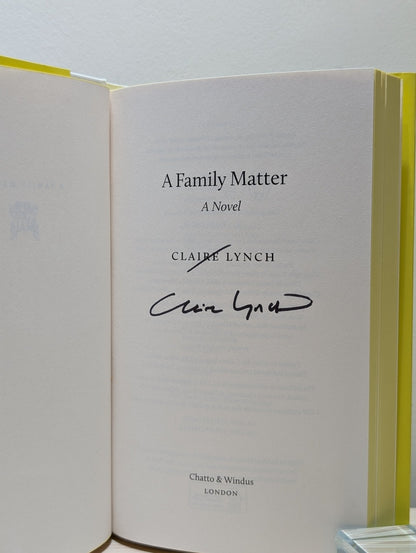 A Family Matter by Claire Lynch (Signed First Edition with sprayed edges) - Fialta Books
