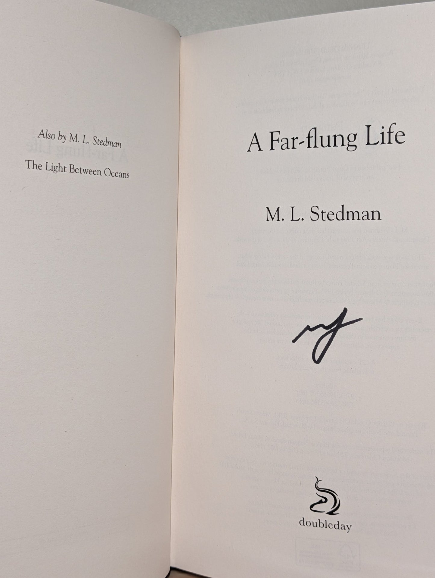A Far - flung Life by M L Stedman (Signed) - Fialta Books