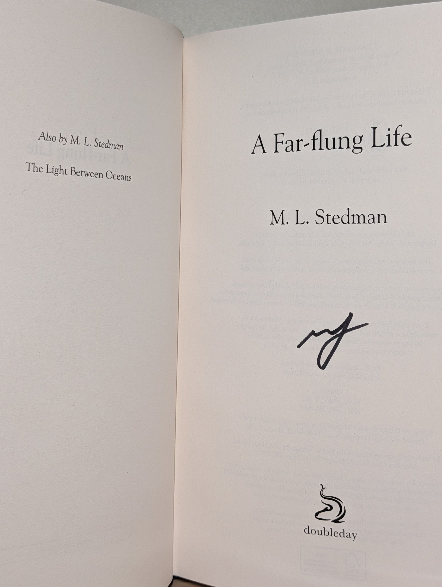 A Far - flung Life by M L Stedman (Signed) - Fialta Books