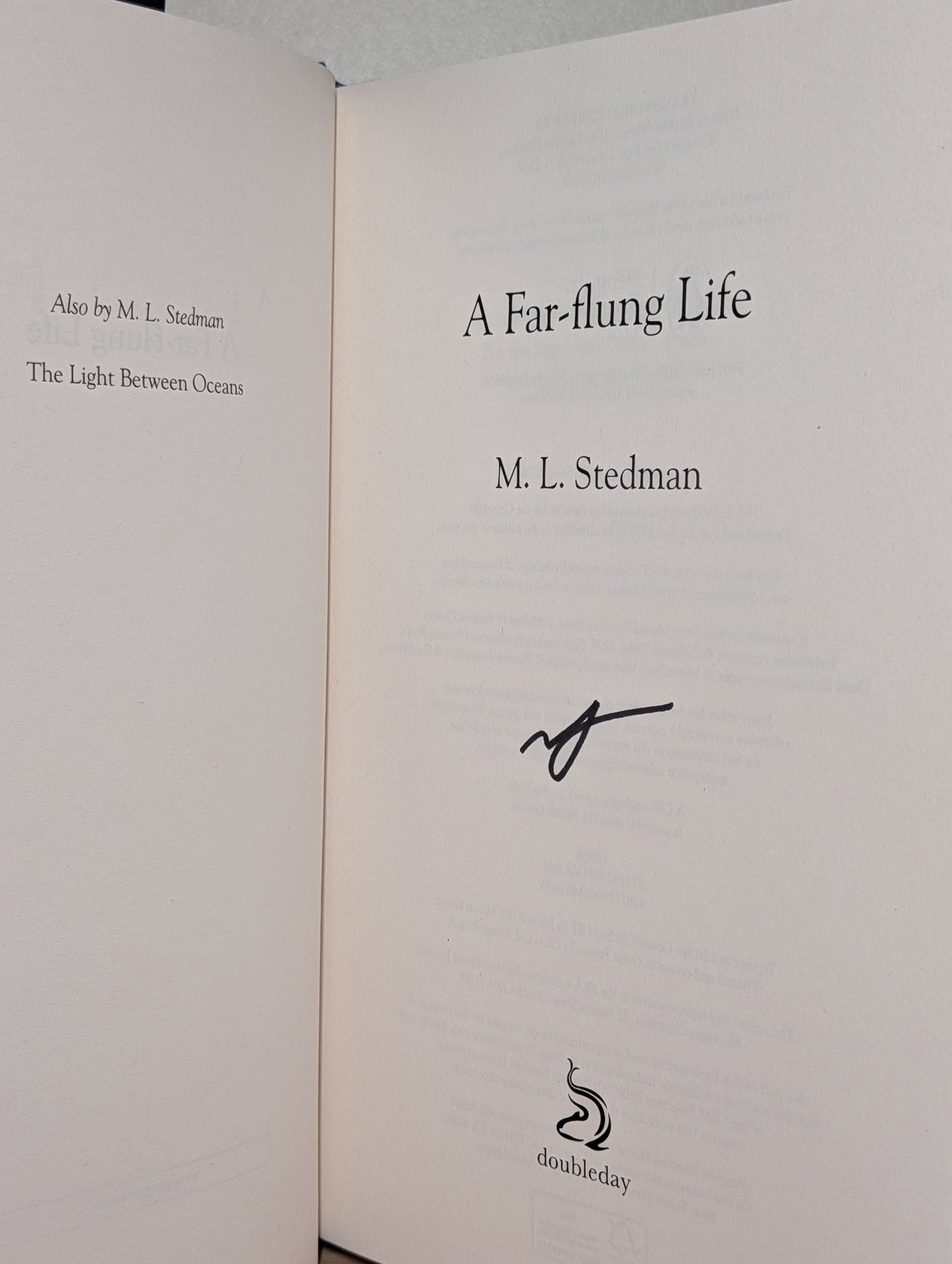 A Far - flung Life by M L Stedman (Signed First Edition) - Fialta Books