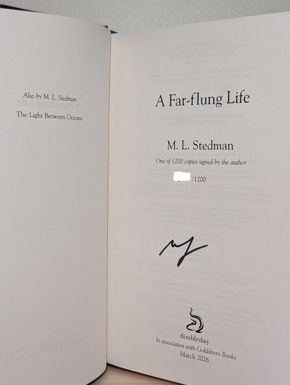 A Far - flung Life by M L Stedman (Signed Numbered First Edition with sprayed edges) - Fialta Books