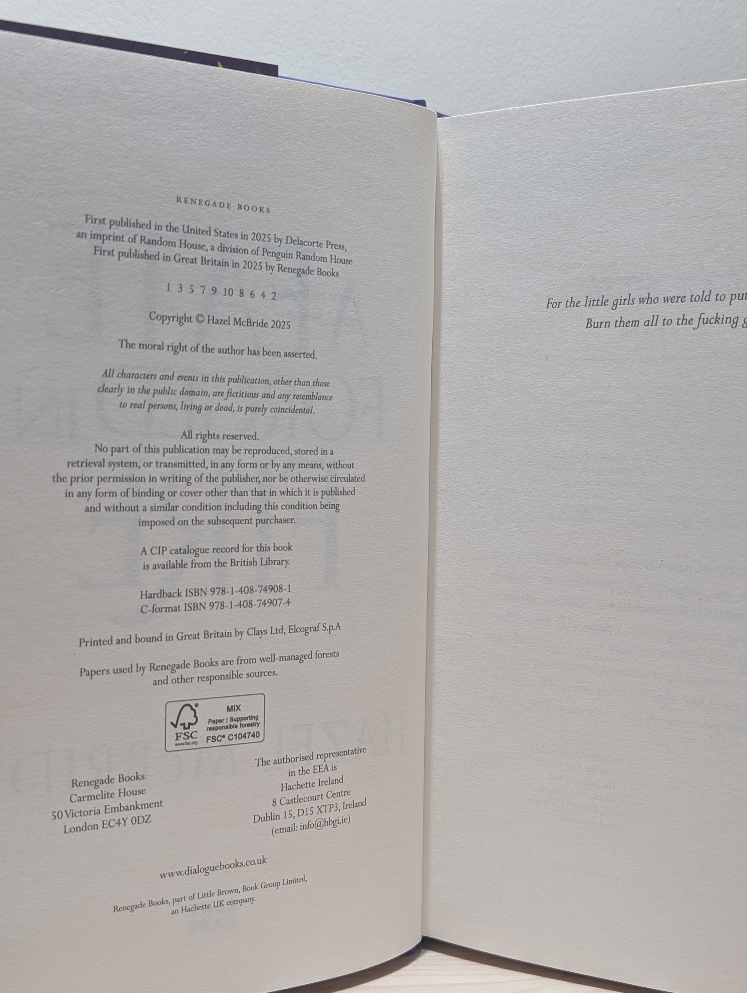 A Fate Forged in Fire by Hazel McBride (Signed First Edition) - Fialta Books