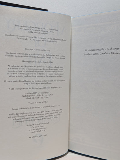 A Forgery of Fate by Elizabeth Lim (Signed First Edition with sprayed edges) - Fialta Books