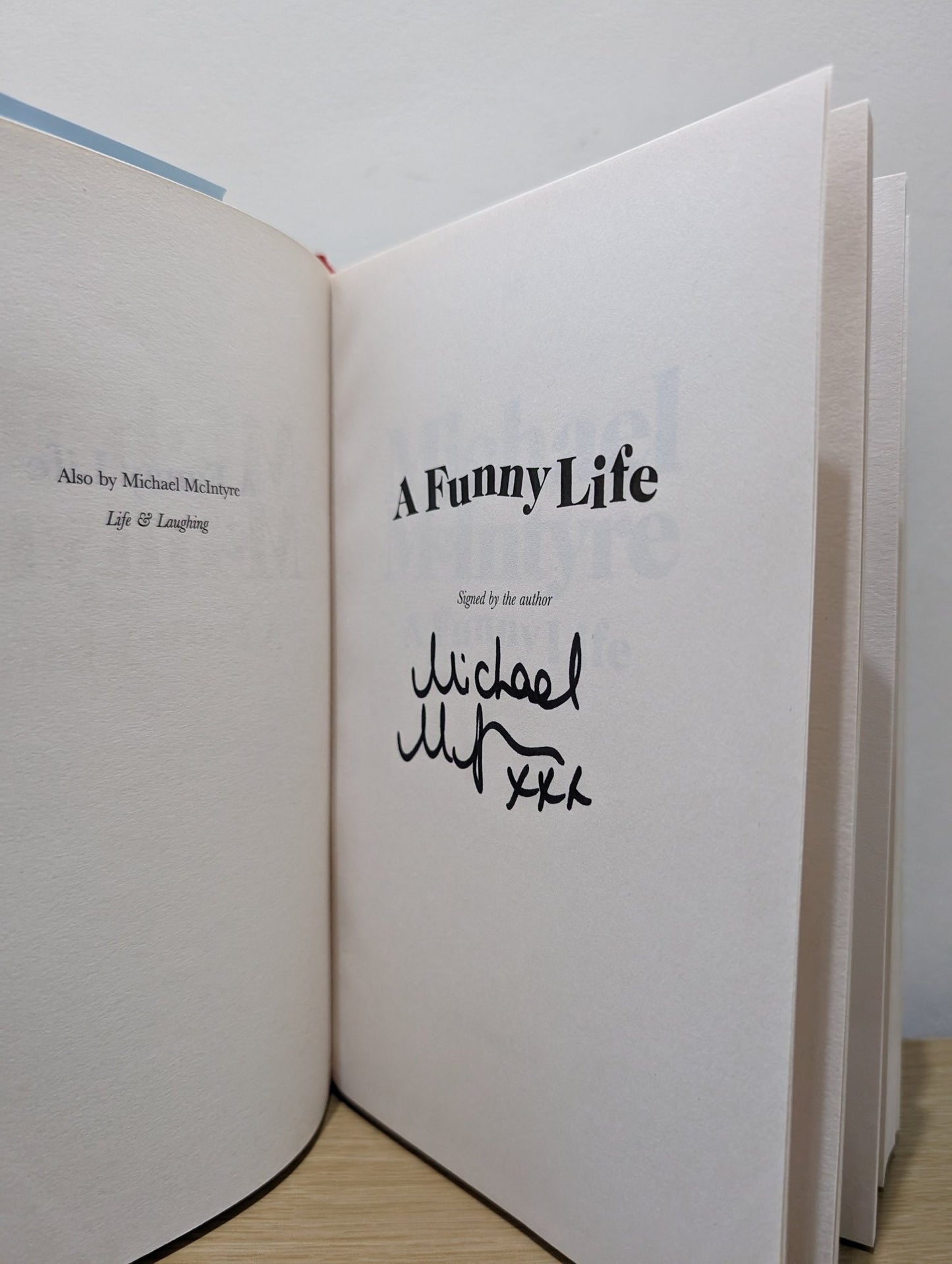 A Funny Life by Michael McIntyre (Signed First Edition) - Fialta Books