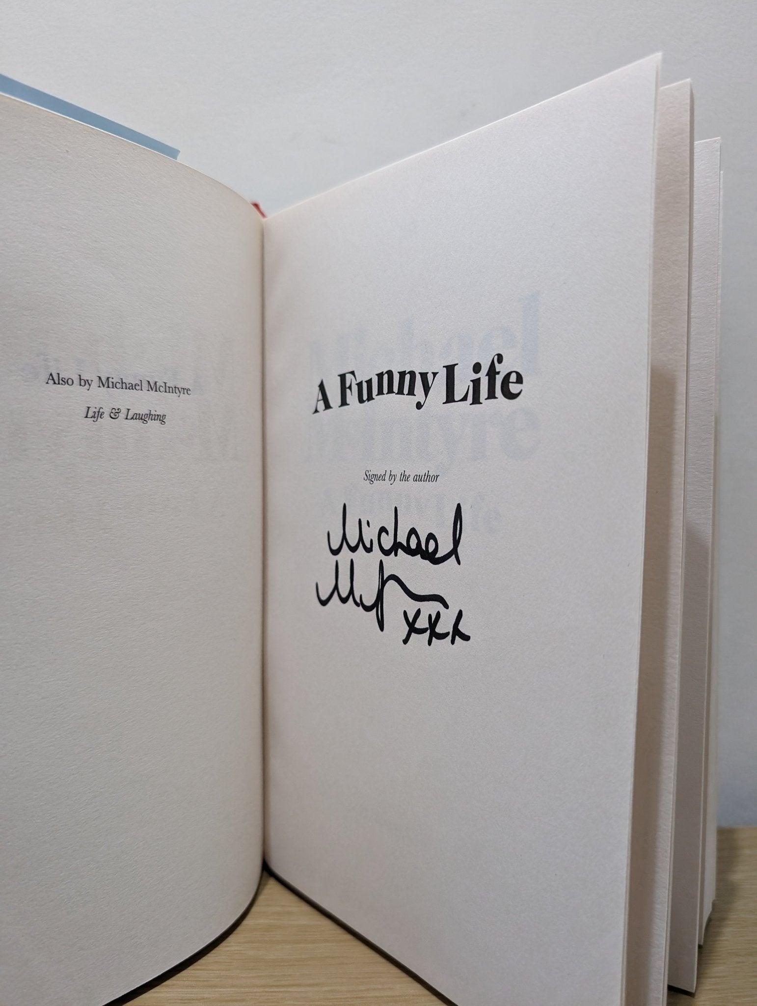 A Funny Life by Michael McIntyre (Signed First Edition) - Fialta Books