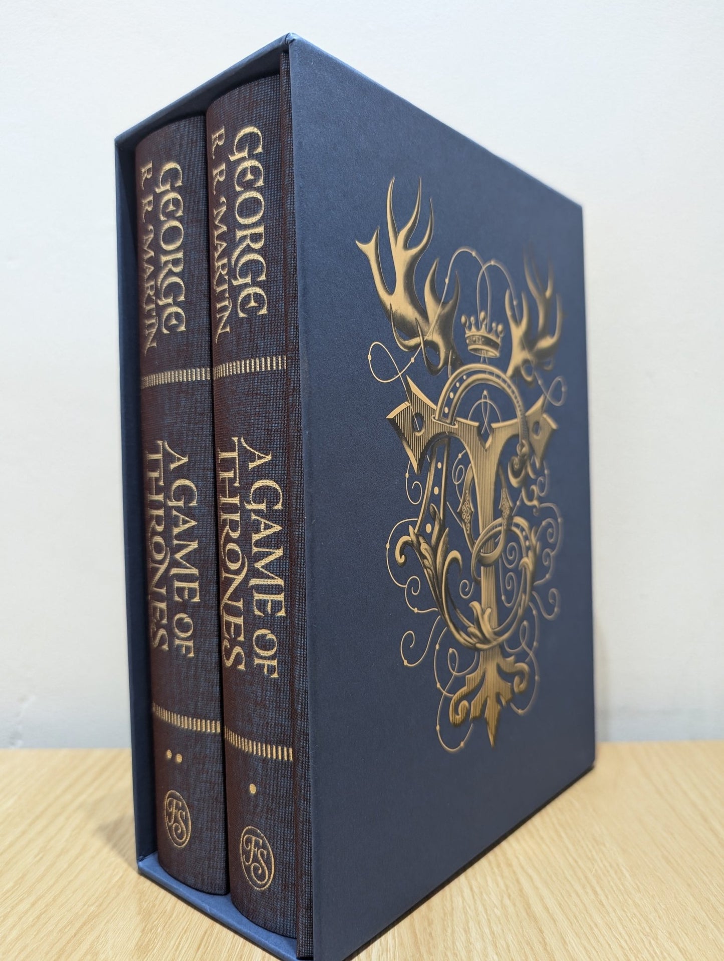 A Game of Thrones by George R. R. Martin (Signed Folio Slipcase Edition) - Fialta Books