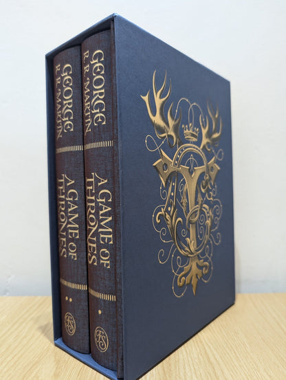 A Game of Thrones by George R. R. Martin (Signed Folio Slipcase Edition) - Fialta Books