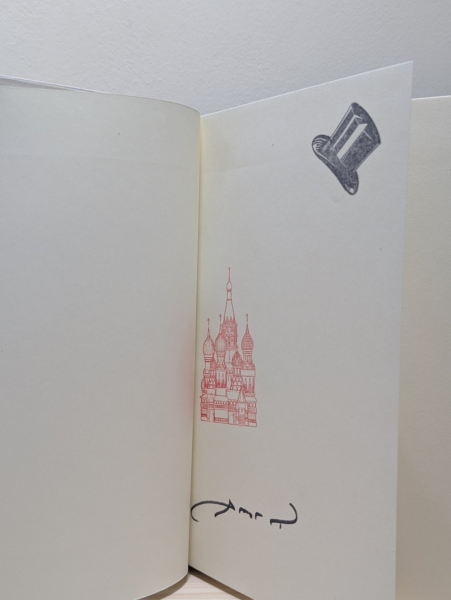 A Gentleman in Moscow by Amor Towles (Signed Stamped First Edition) - Fialta Books
