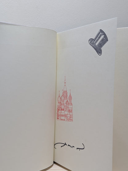 A Gentleman in Moscow by Amor Towles (Signed Stamped First Edition) - Fialta Books