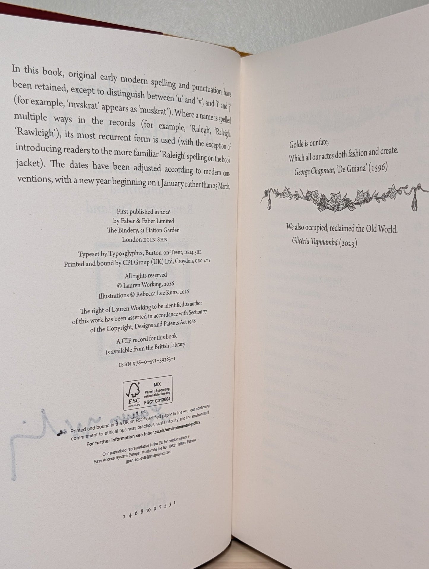 A Golden World by Lauren Working (Signed First Edition) - Fialta Books