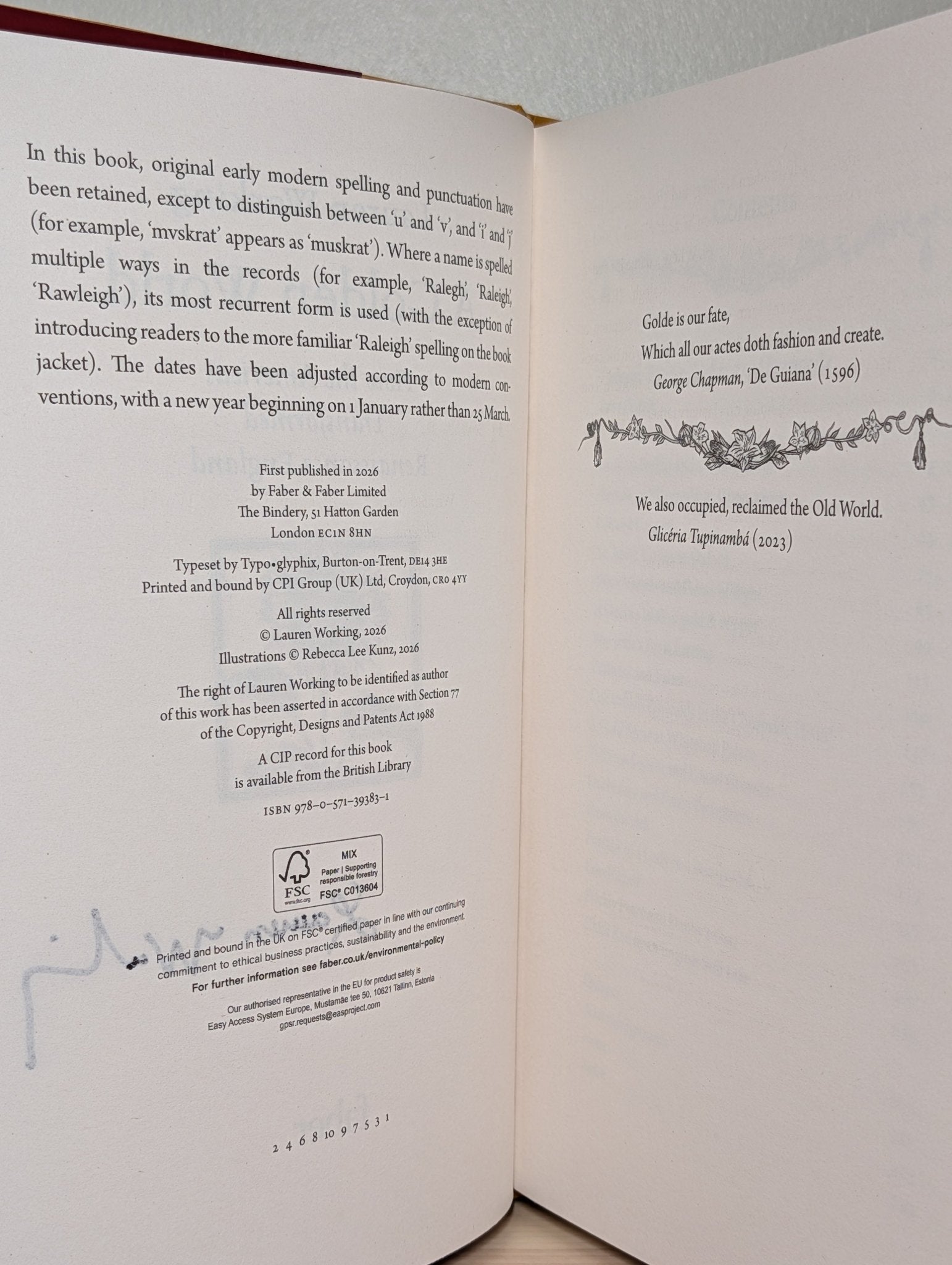 A Golden World by Lauren Working (Signed First Edition) - Fialta Books