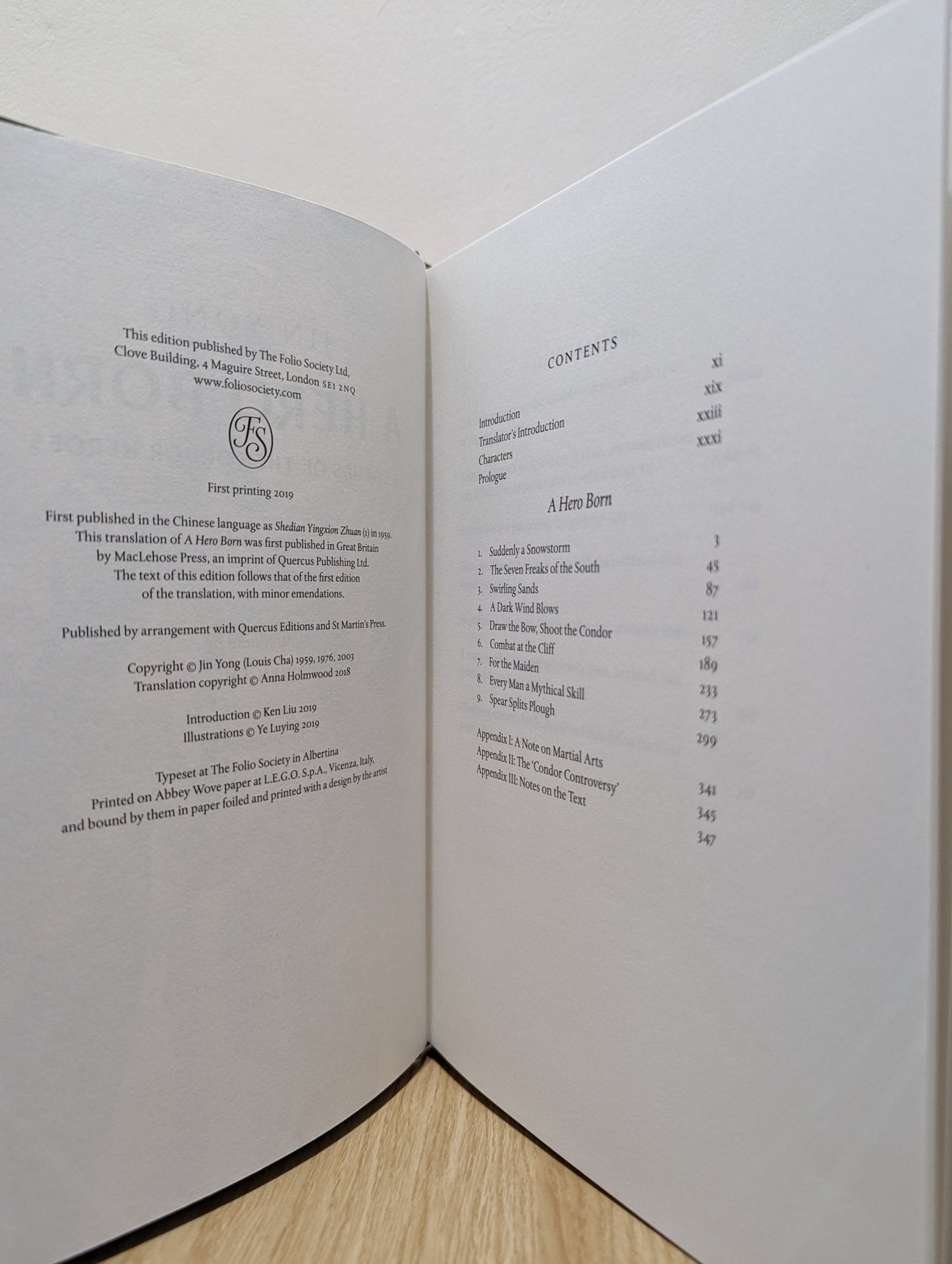 A Hero Born: Legends of the Condor Heroes by Yong Jin (Folio Slipcase Edition) - Fialta Books