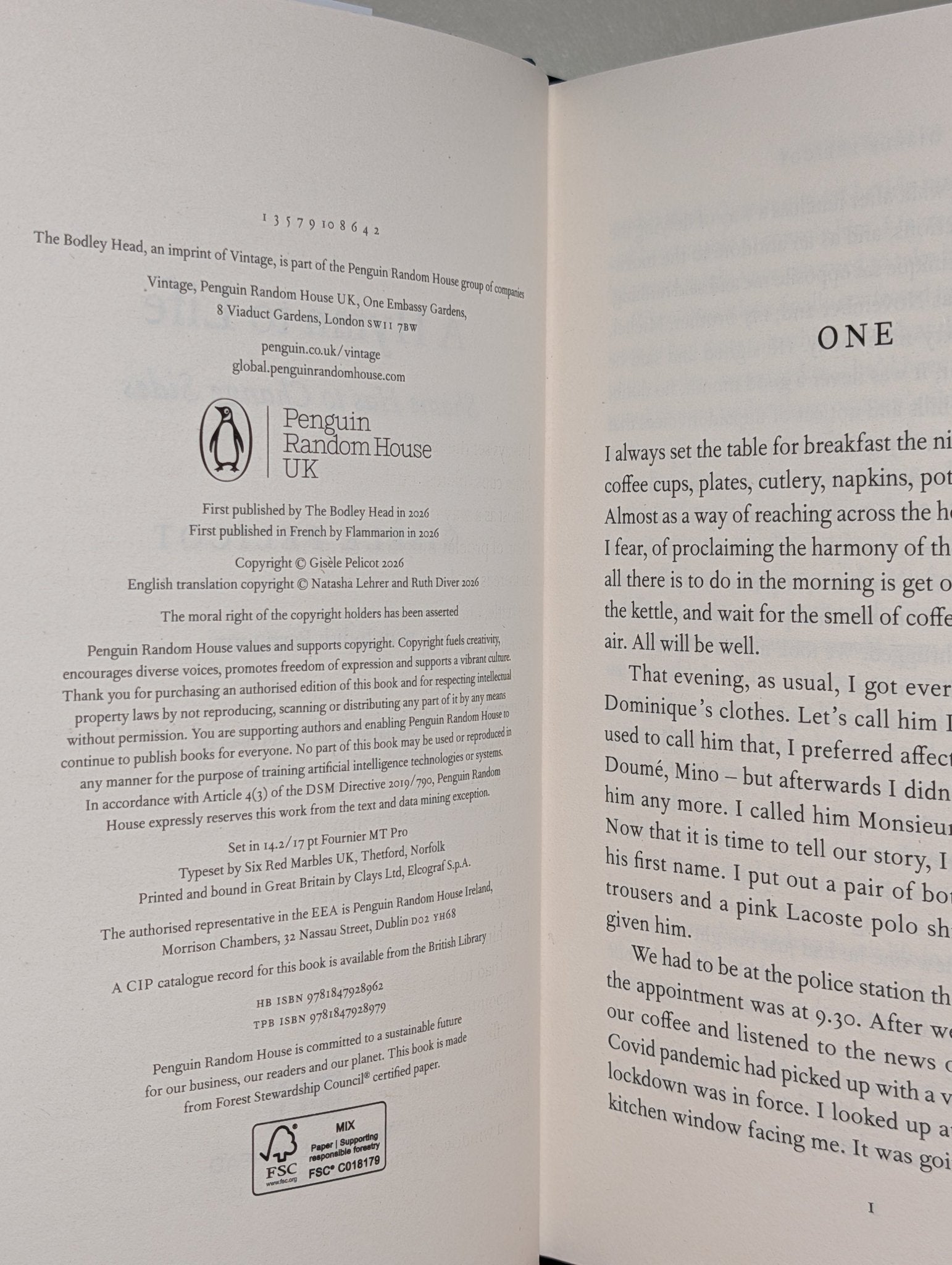 A Hymn to Life: Shame has to Change Sides by Gisele Pelicot (First Edition) - Fialta Books