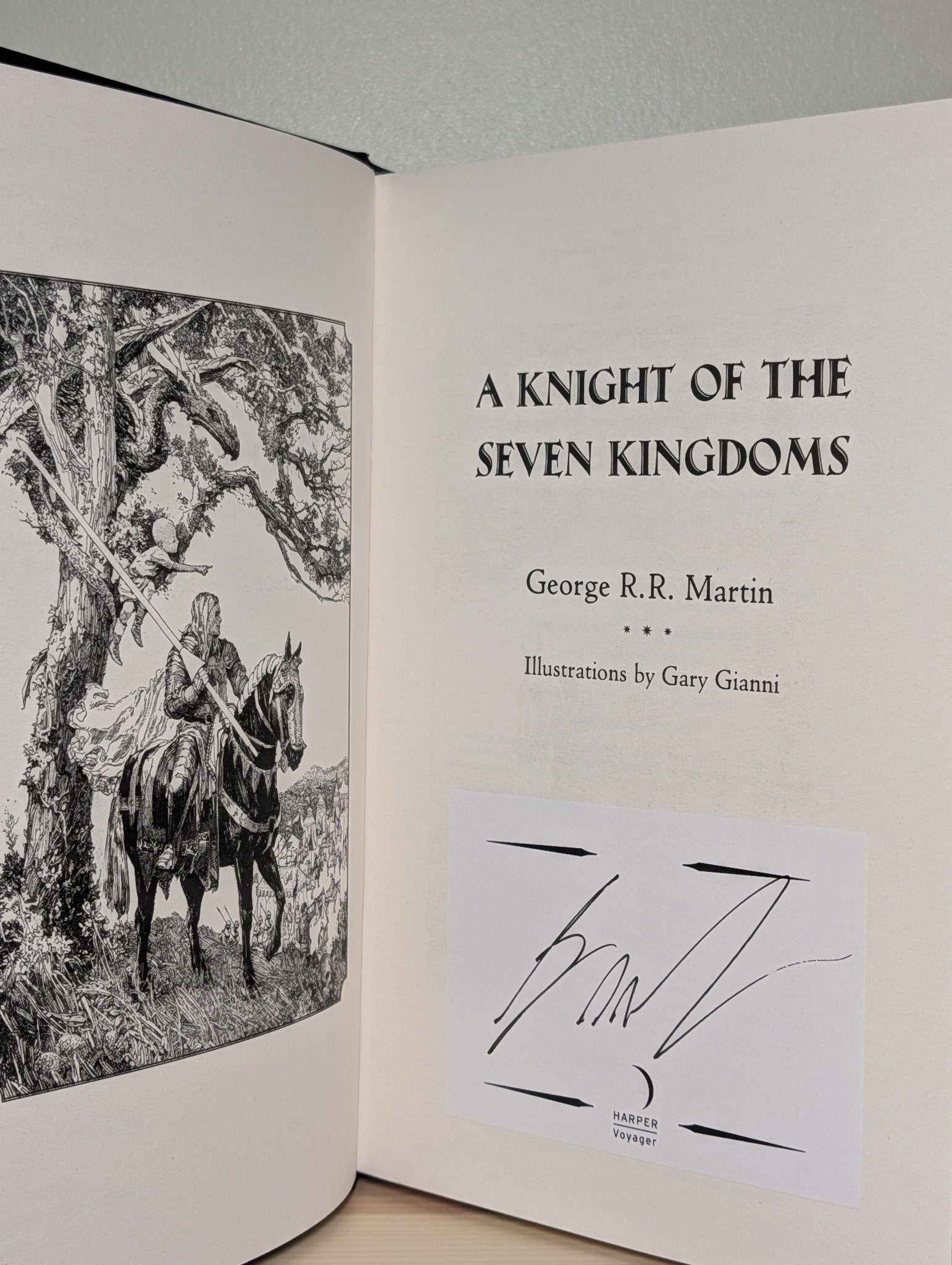 A Knight of the Seven Kingdoms by George R.R. Martin (Signed Collector's Edition) - Fialta Books