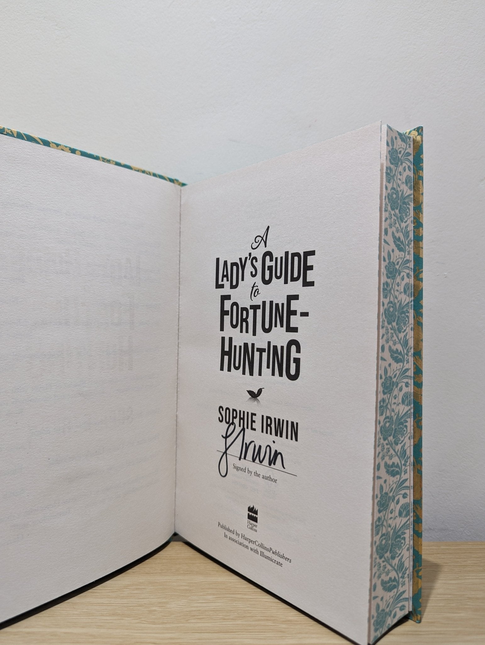 A Lady's Guide to Fortune - Hunting; A Lady's Guide to Scandal by Sophie Irwin (Special Signed Set with sprayed edges) - Fialta Books