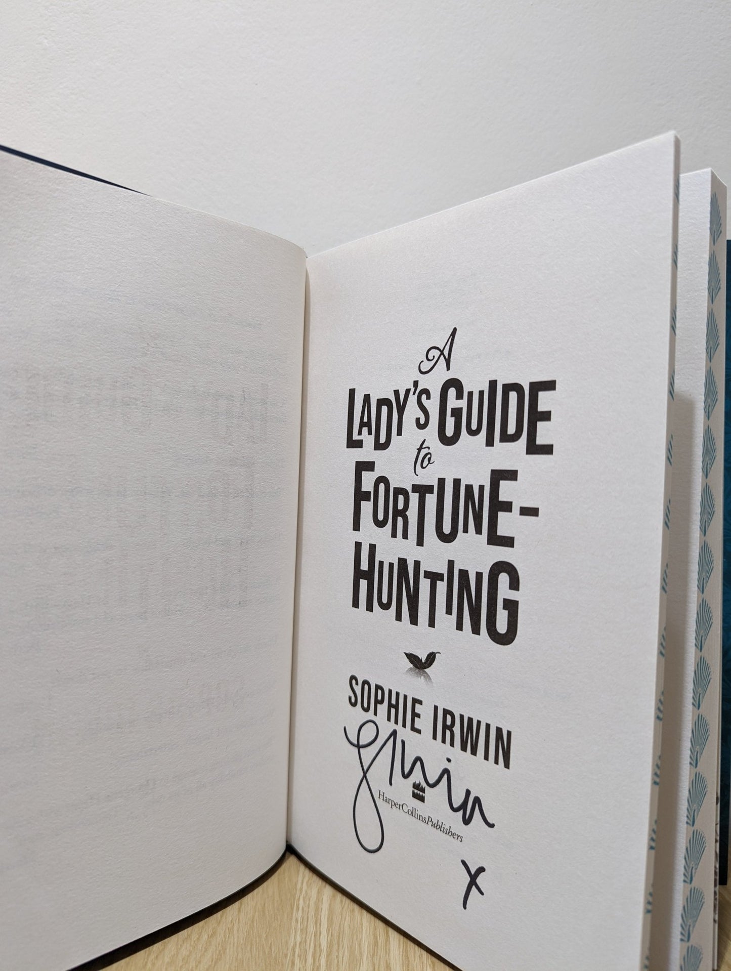 A Lady's Guide to Fortune - Hunting by Sophie Irwin (Signed First Edition with sprayed edges) - Fialta Books