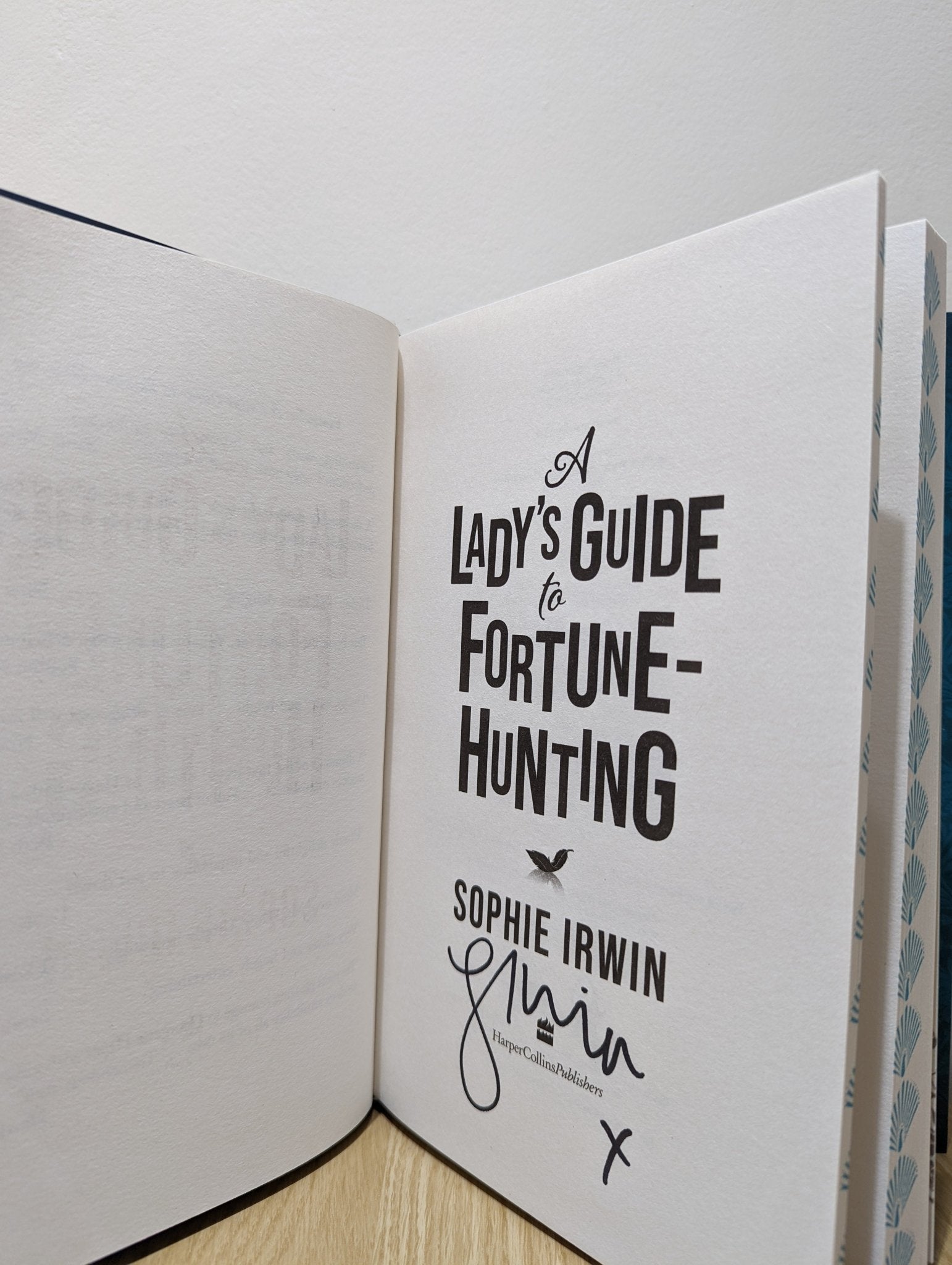 A Lady's Guide to Fortune - Hunting by Sophie Irwin (Signed First Edition with sprayed edges) - Fialta Books