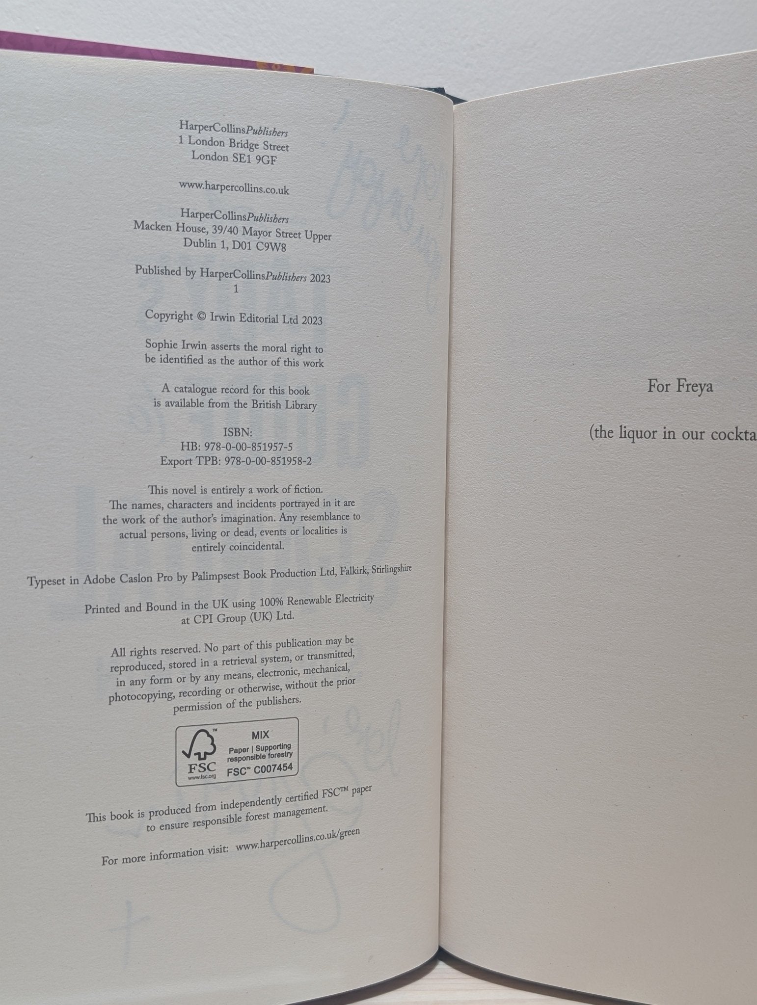 A Lady's Guide to Scandal by Sophie Irwin (Signed First Edition) - Fialta Books