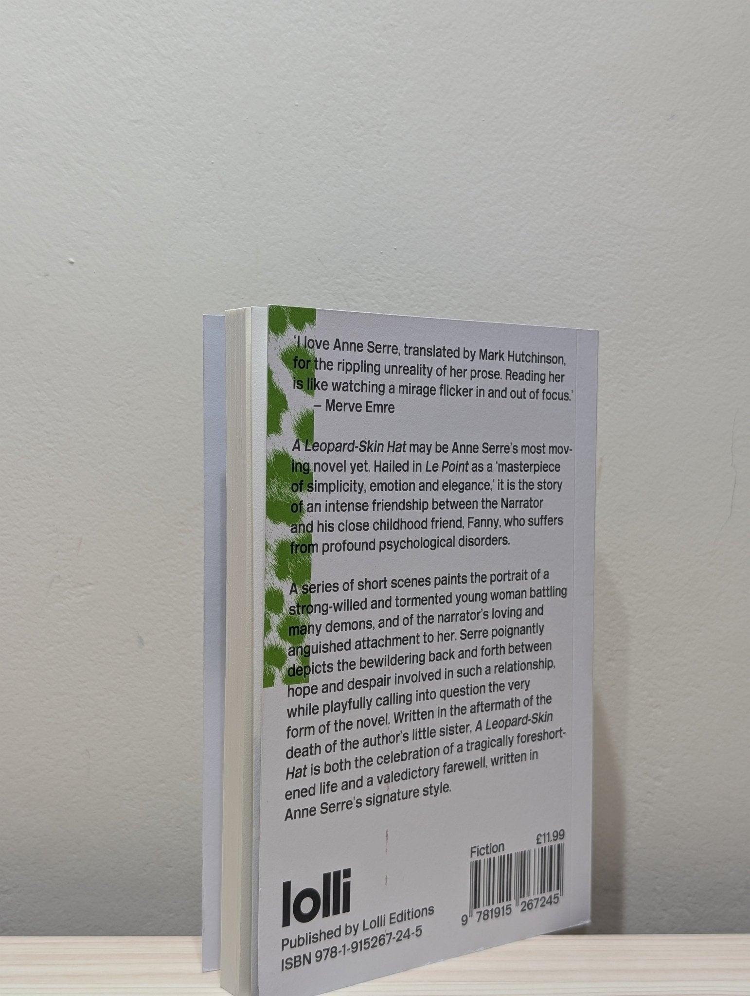 A Leopard - Skin Hat by Anne Serre (First Edition) - Fialta Books