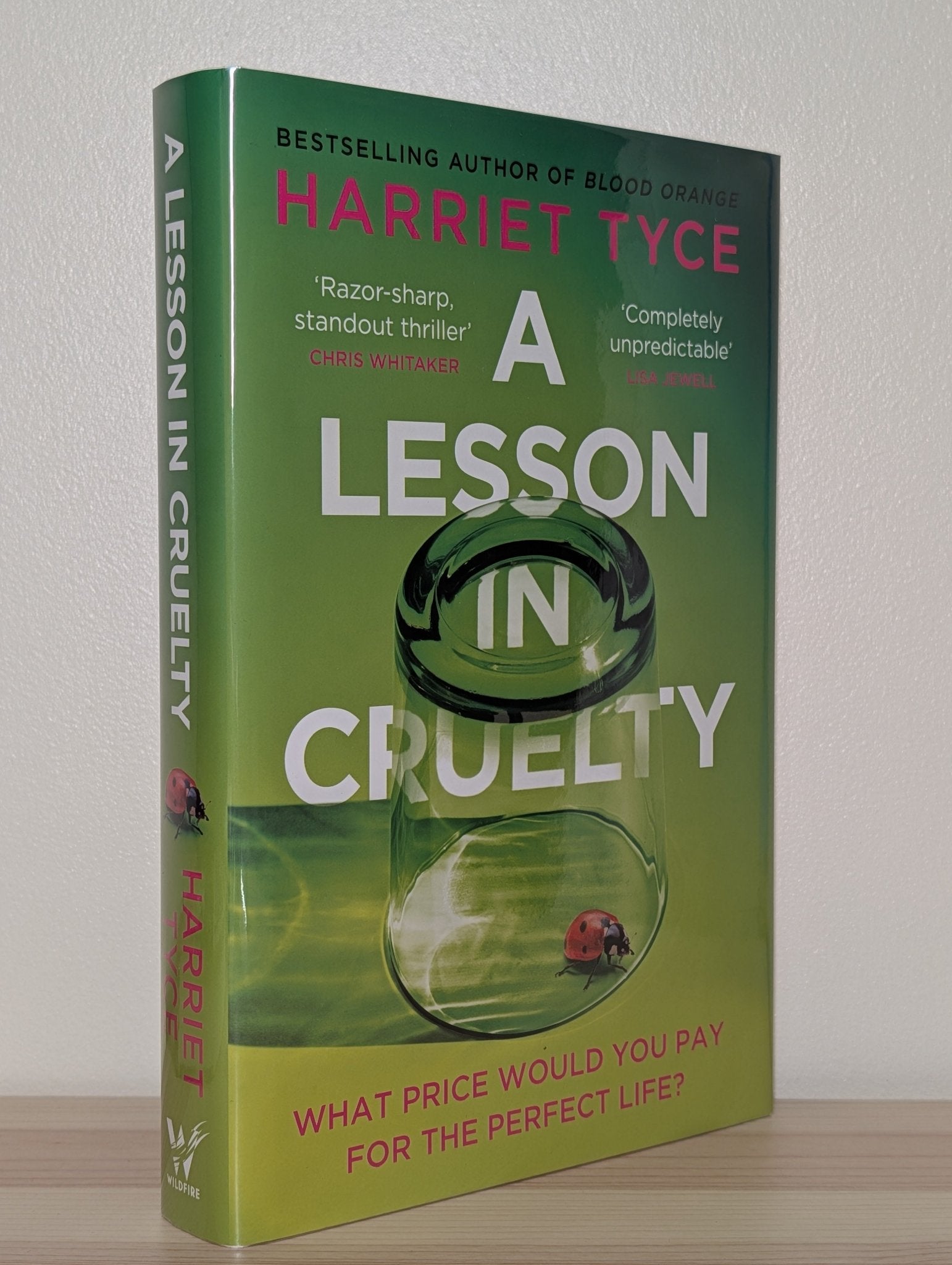A Lesson in Cruelty by Harriet Tyce (Signed Lined First Edition) - Fialta Books