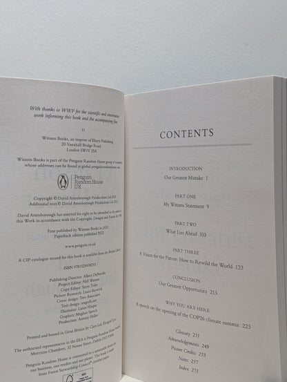 A Life on Our Planet by David Attenborough (Signed Bookplate Edition) - Fialta Books