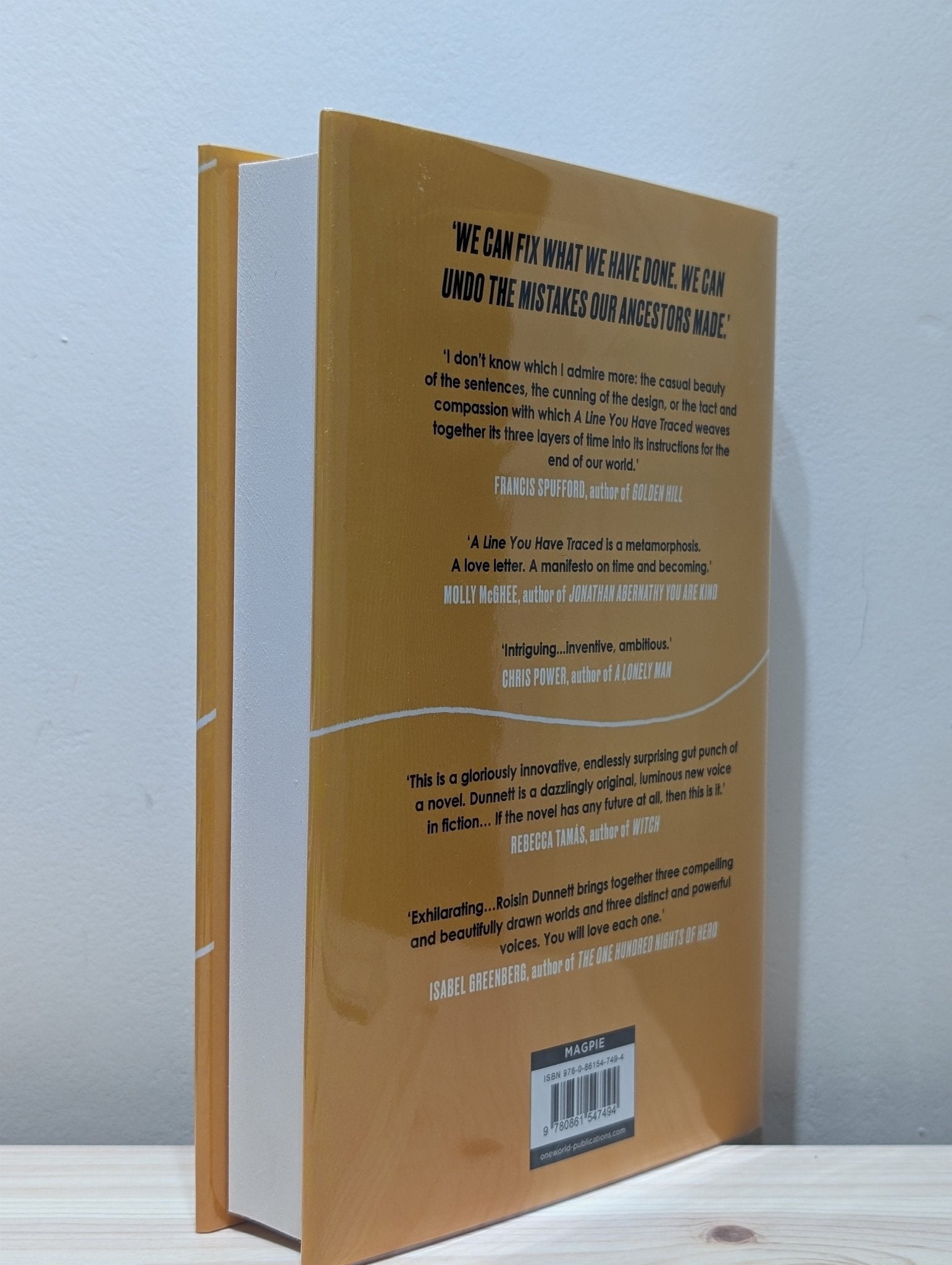 A Line You Have Traced by Roisin Dunnett (Signed Dated First Edition) - Fialta Books