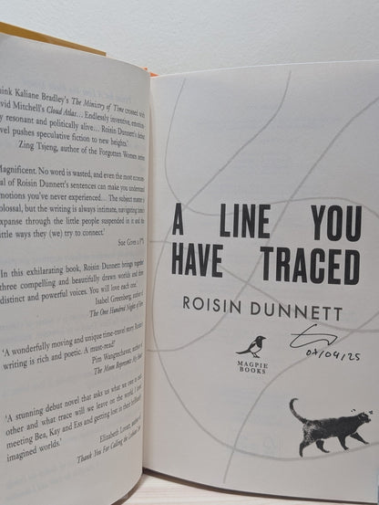 A Line You Have Traced by Roisin Dunnett (Signed Dated First Edition) - Fialta Books