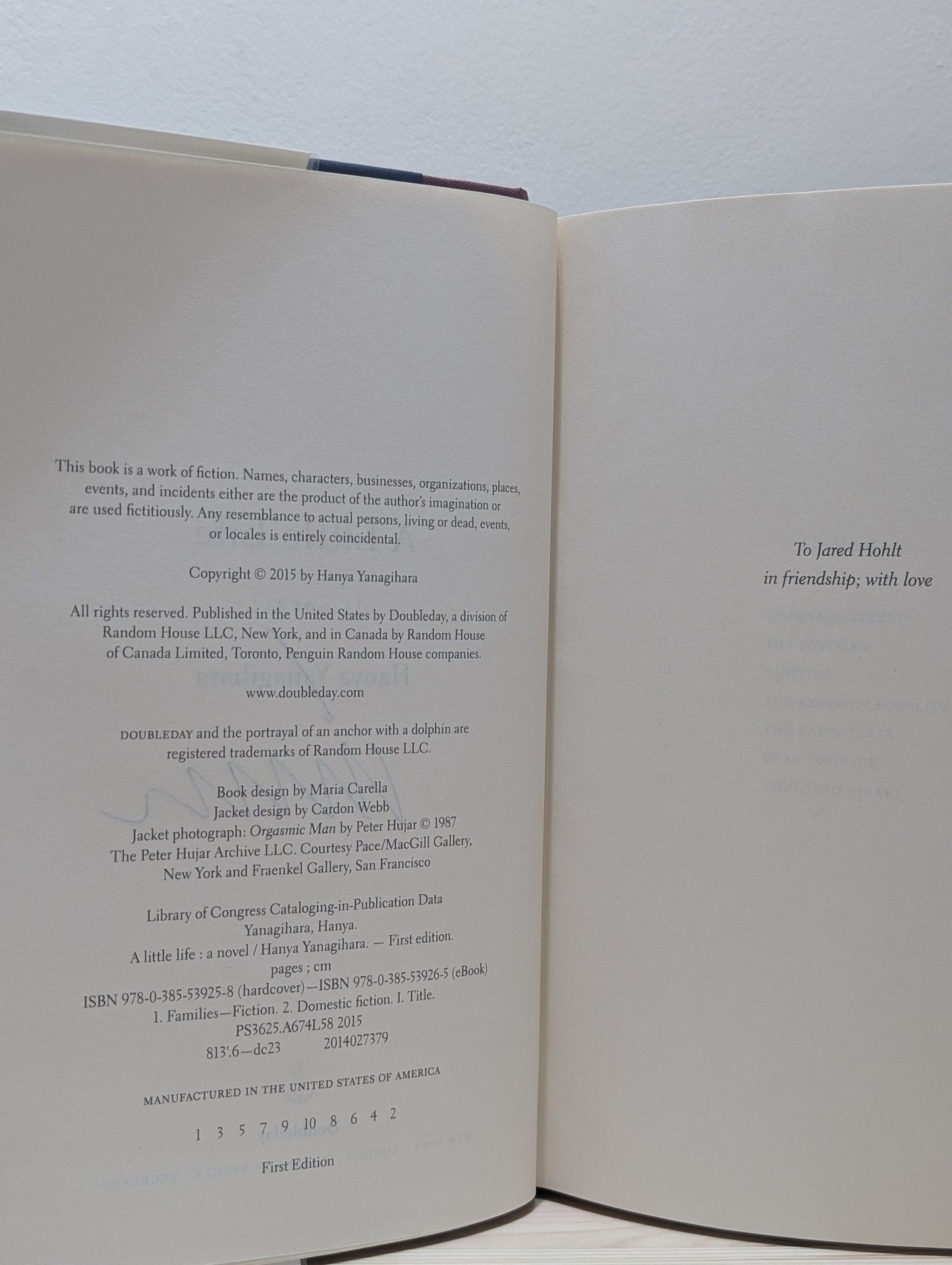 A Little Life: A Novel by Hanya Yanagihara (Signed First Edition) - Fialta Books