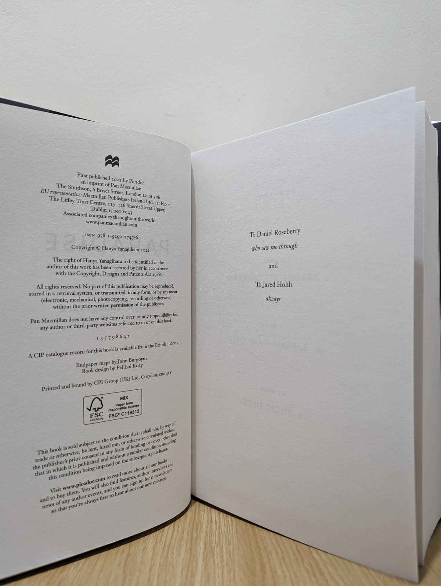 A Little Life; To Paradise by Hanya Yanagihara (Signed Set) - Fialta Books