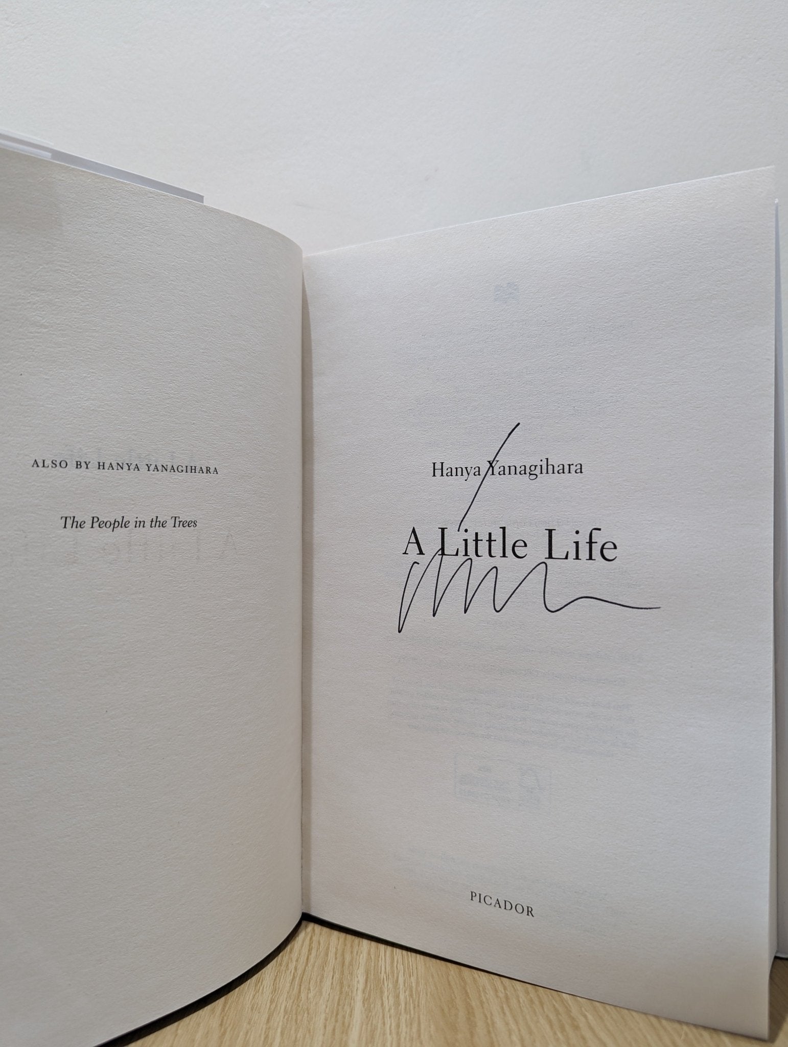 A Little Life; To Paradise by Hanya Yanagihara (Signed Set) - Fialta Books