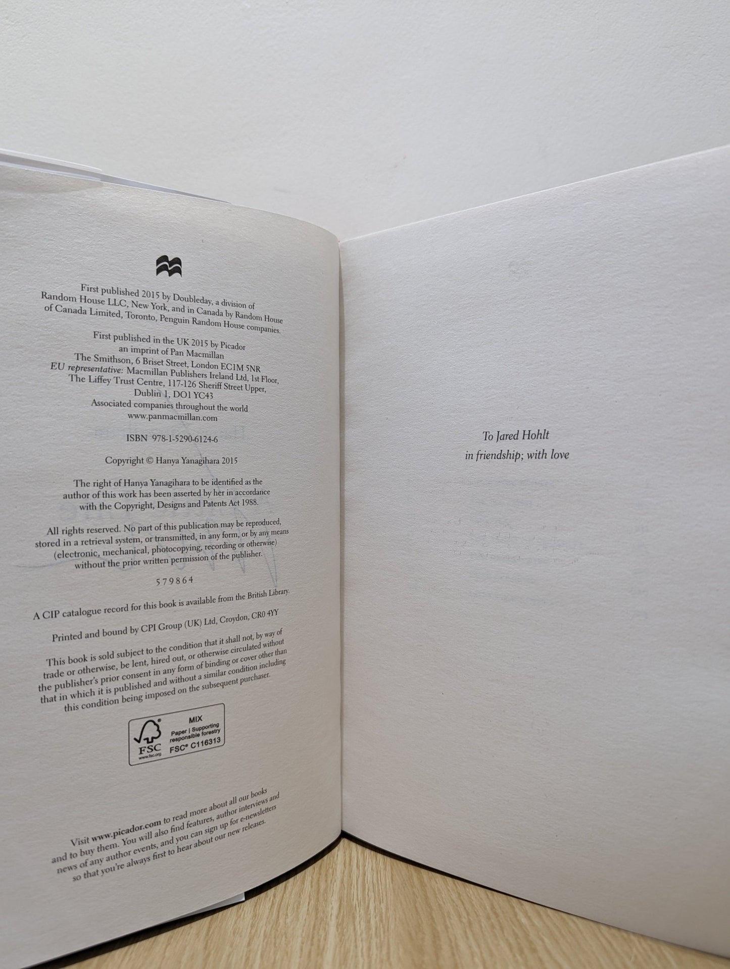 A Little Life; To Paradise by Hanya Yanagihara (Signed Set) - Fialta Books