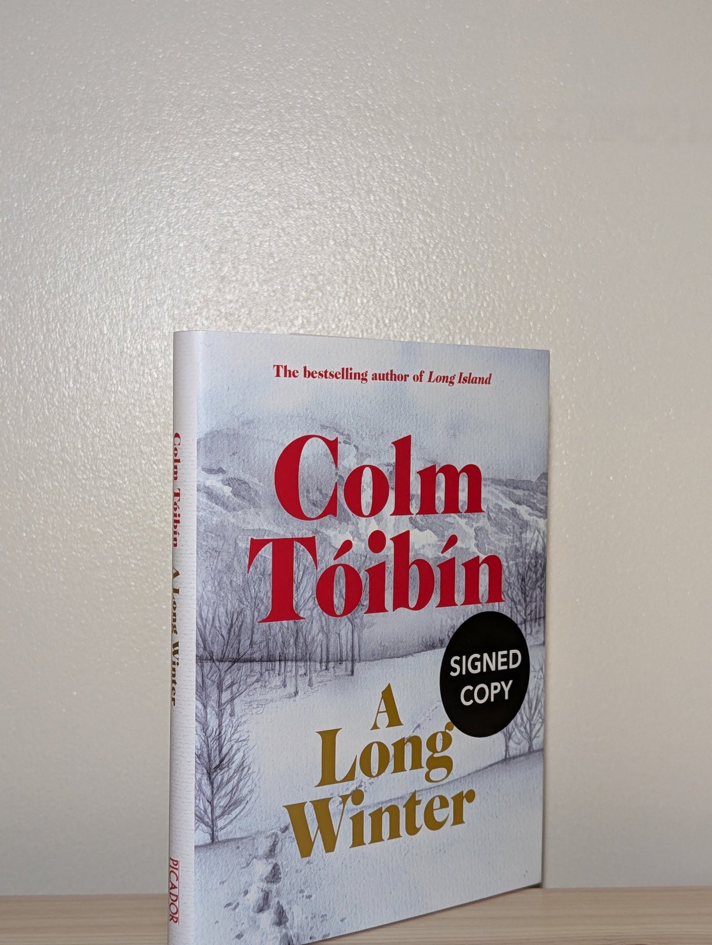 A Long Winter by Colm Toibin (Signed) - Fialta Books