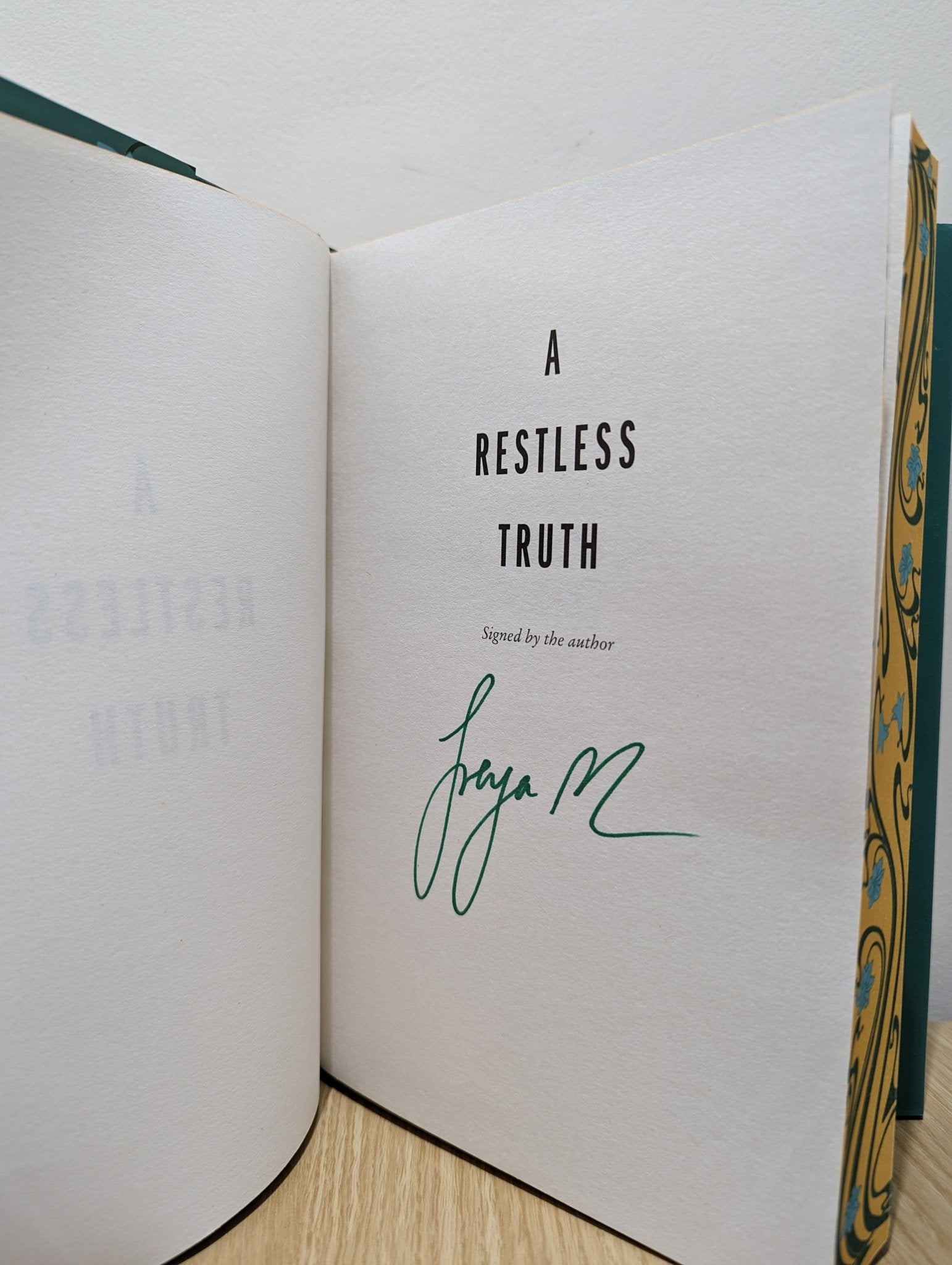 A Marvellous Light; A Restless Truth by Freya Marske (Signed First Edition with sprayed edges) - Fialta Books
