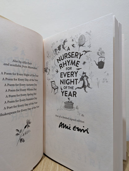 A Nursery Rhyme for Every Night of the Year by Allie Esiri (Signed First Edition) - Fialta Books