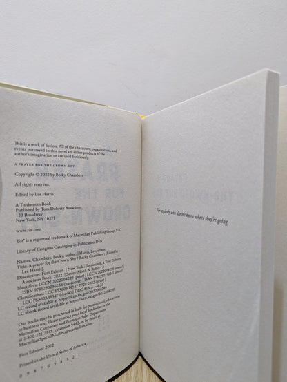 A Prayer for the Crown - Shy: A Monk and Robot Book by Becky Chambers (Signed First Edition) - Fialta Books