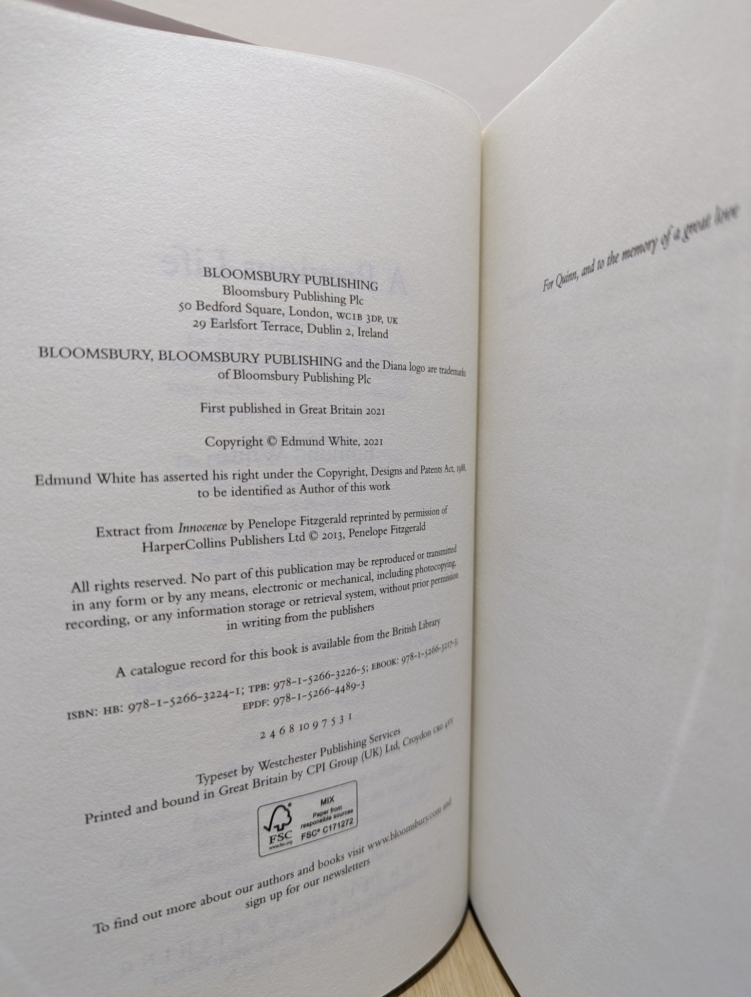 A Previous Life by Edmund White (First Edition) - Fialta Books