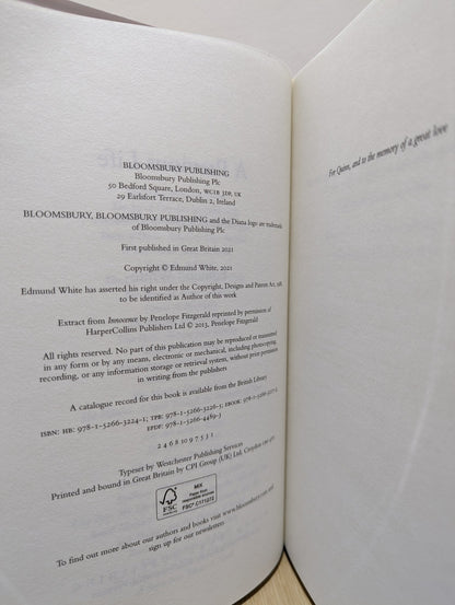 A Previous Life by Edmund White (First Edition) - Fialta Books