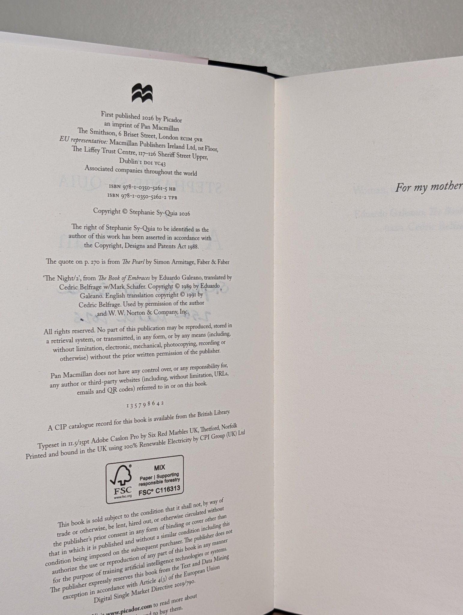 A Private Man by Stephanie Sy - Quia (Signed Dated First Edition) - Fialta Books
