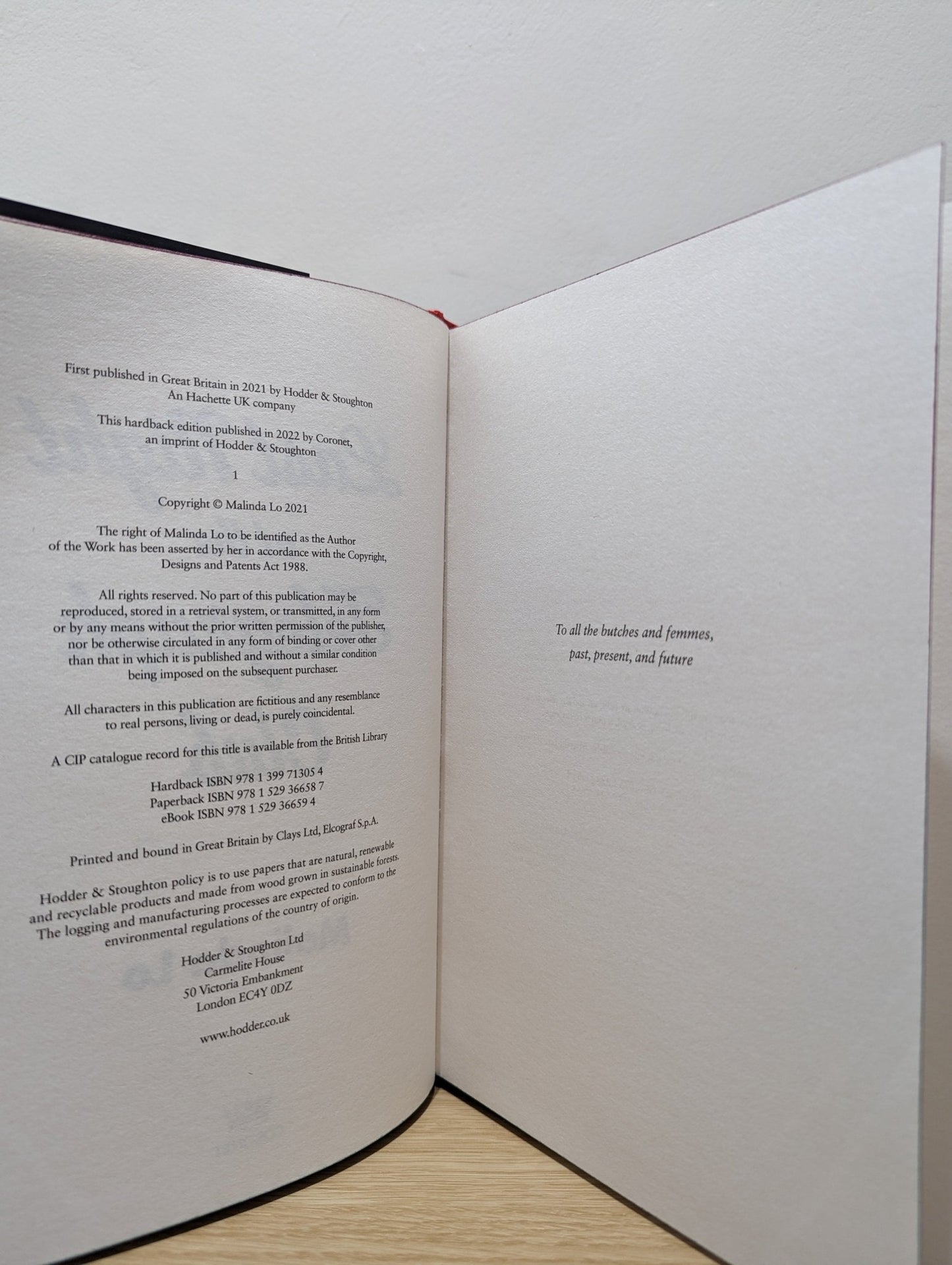 A Scatter of Light; Last Night at the Telegraph Club by Malinda Lo (Signed Set with sprayed edges) - Fialta Books