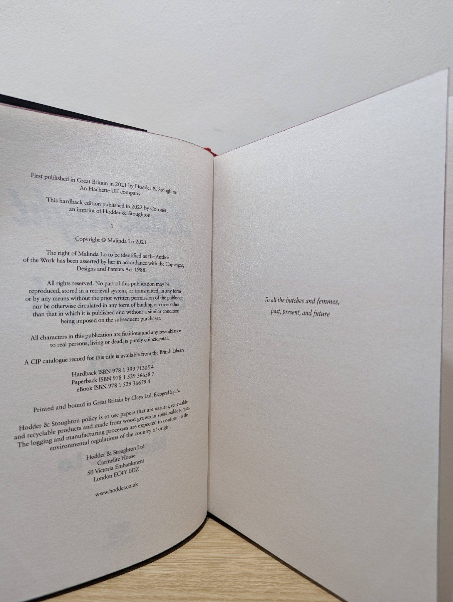 A Scatter of Light; Last Night at the Telegraph Club by Malinda Lo (Signed Set with sprayed edges) - Fialta Books