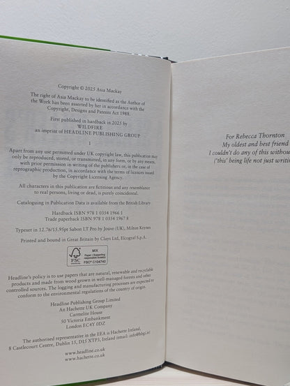 A Serial Killer's Guide to Marriage by Asia Mackay (Signed First Edition) - Fialta Books