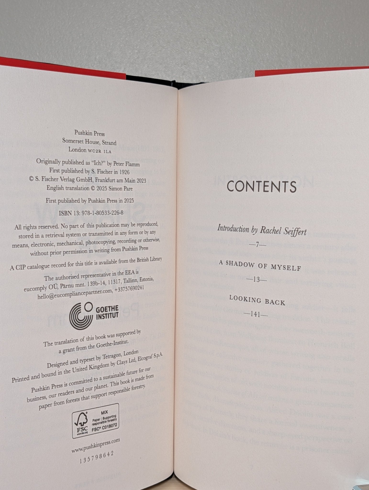 A Shadow of Myself by Peter Flamm (First Edition) - Fialta Books