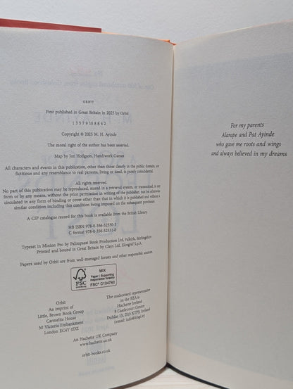 A Song of Legends Lost by M. H. Ayinde (Signed First Edition with sprayed edges) - Fialta Books